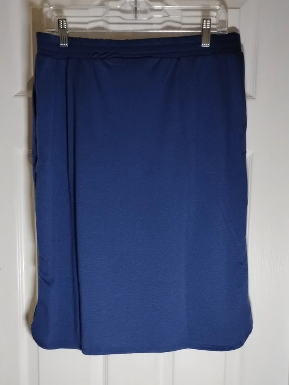 T-shirt Skirt Pull On Knit Navy Blue HEIMISH U.S.A.